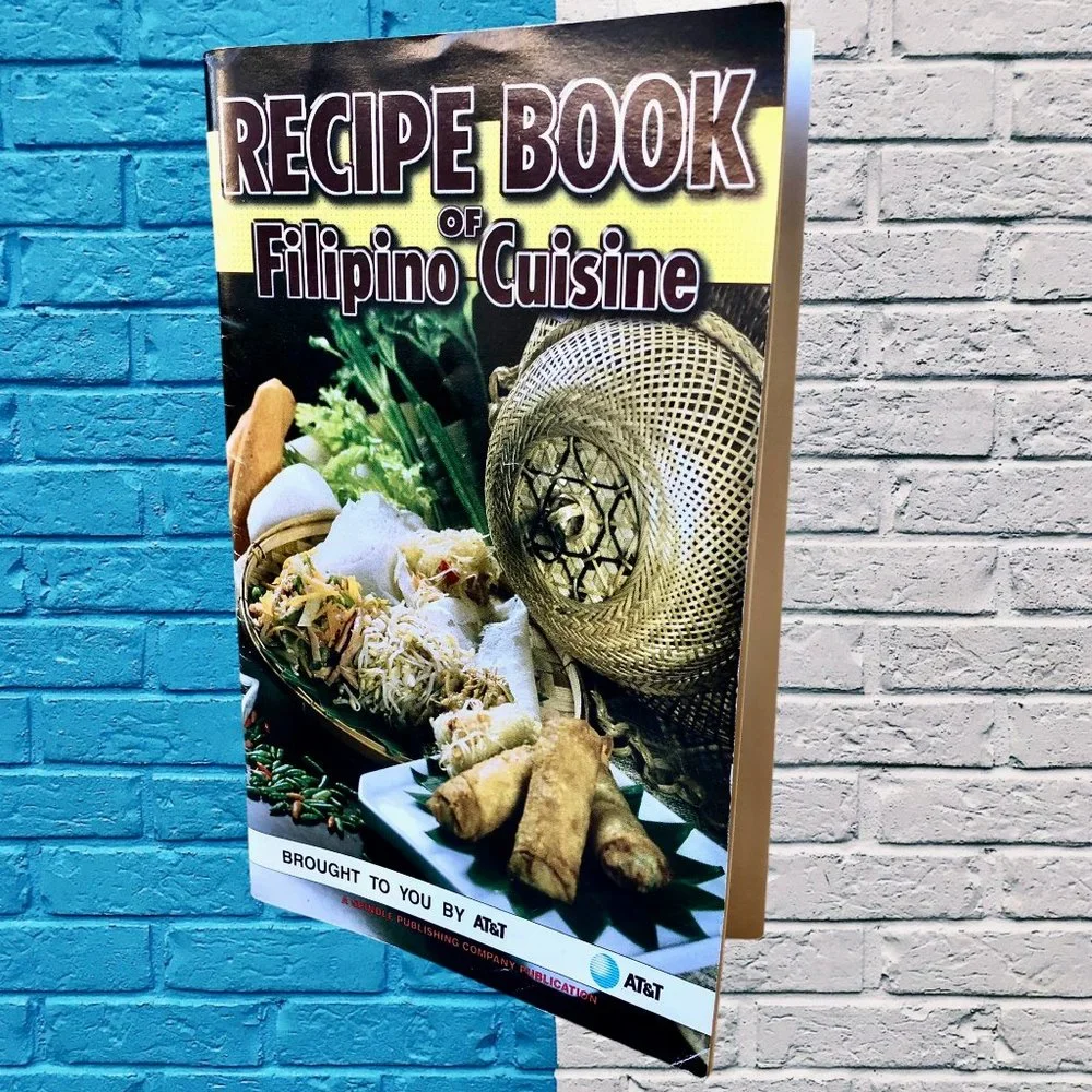 FILIPINO CUISINE Cookbook Recipe Book 1998 by AT&T